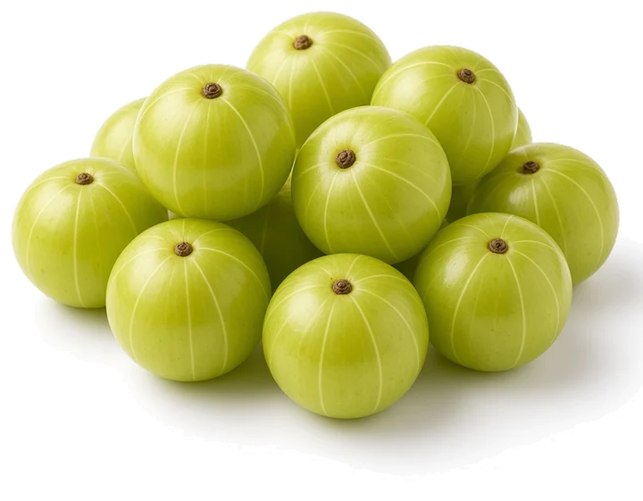 Fresh amla gooseberries