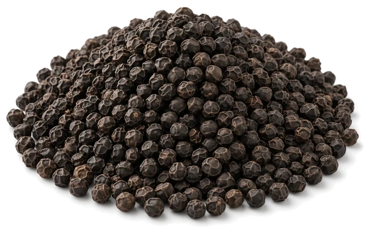 Black peppercorns