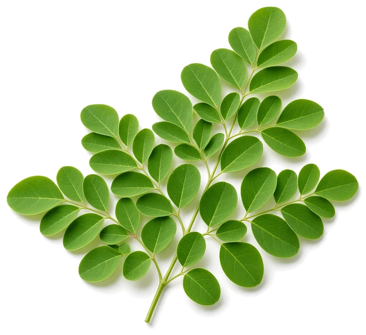Fresh moringa leaves